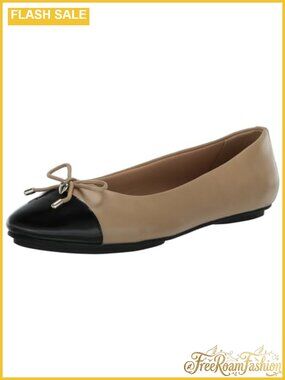 Anne Klein Luci Flat Closed Toe Lightweight Comfort Work Casual Shoes